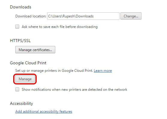 Google-Cloud-Print-Chrome-Settings