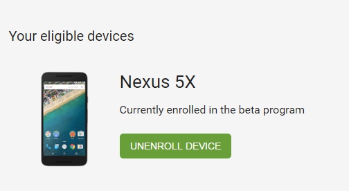 Android-N-Developer-Preview-Unenroll